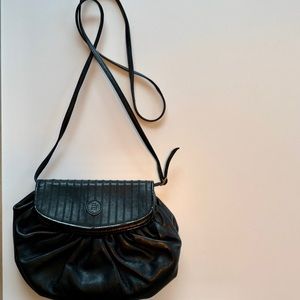 Fendi black leather bag
